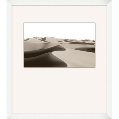 Amber Desert Hues 2 Framed Print