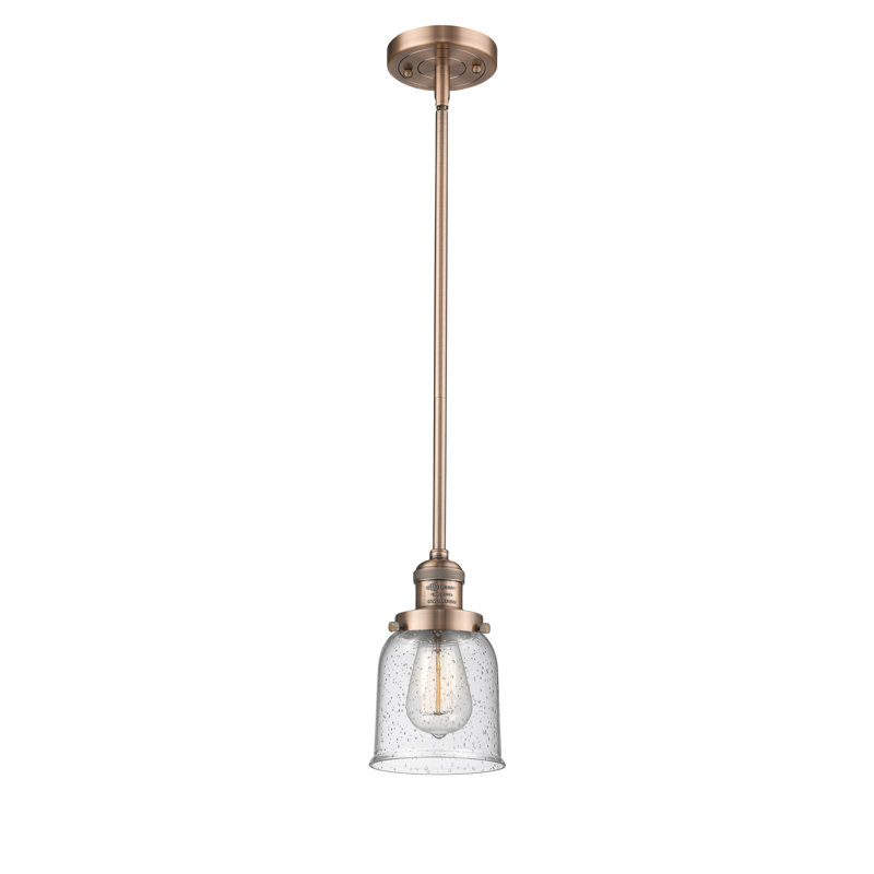 Hardison 1 - Light Single Pendant, Seedy, Antique Copper