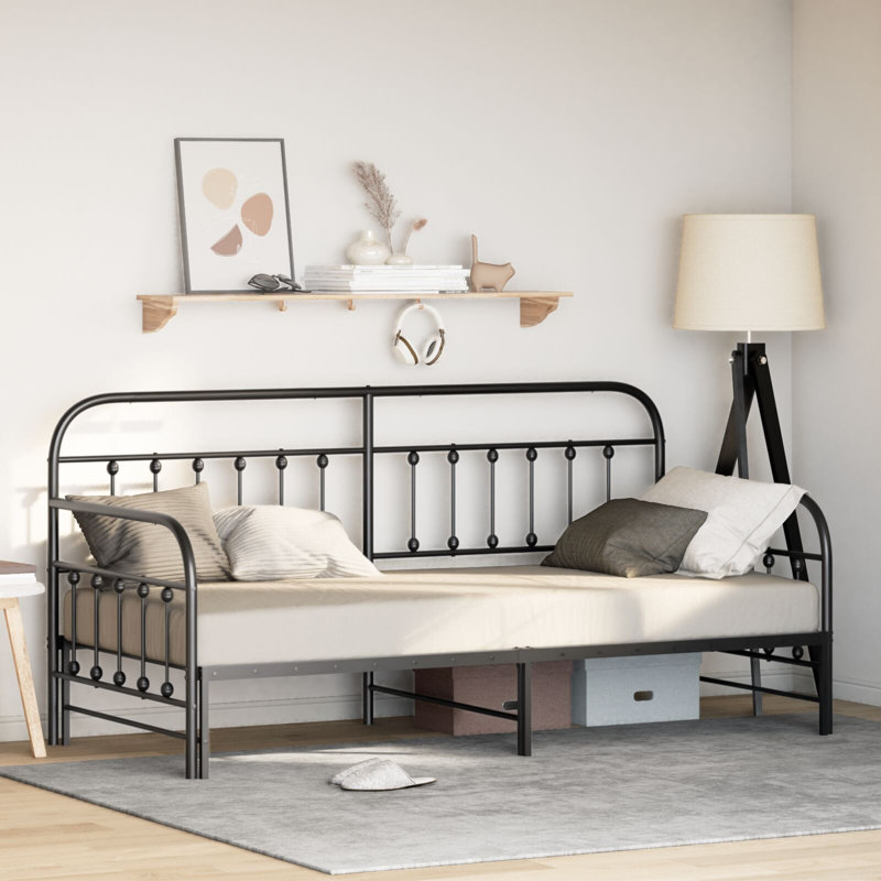 Daybed Frame Steel, 100 x 200cm, Black