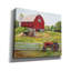 «Rurale rouge grange B» par Jean Plout, art mural sur toile-1845181938