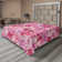 Ambesonne, drap plat floral pivoines, art botanique printanier