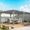 Pergola en bois avec toit ouvert pour plantes grimpantes, structure en bois de sapin durable et assemblage facile pour une utilisation extérieure