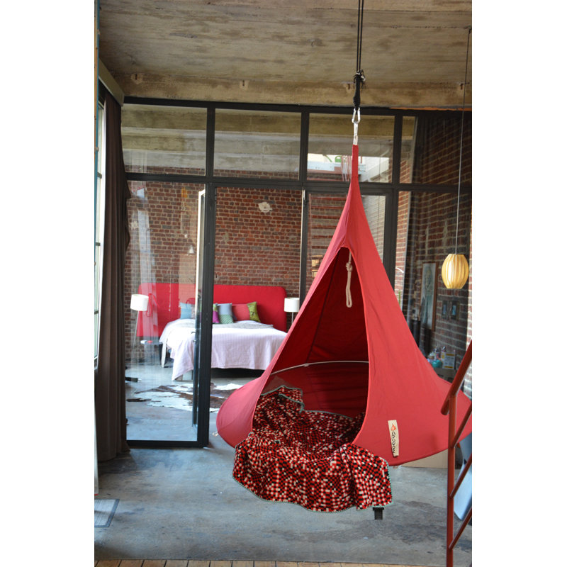 Saffo Hanging Chair, Chili Red, 122cm H x 122cm W x 122cm D