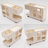 Ovie Exquisite End Table with Wheels