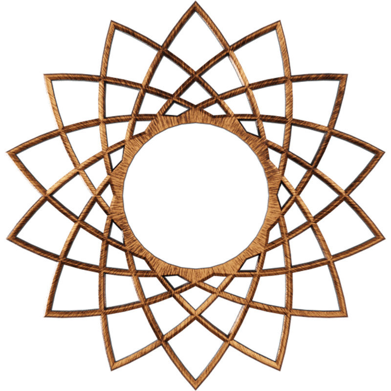 Médaillon de plafond en PVC de qualité architecturale Eleanor 30 pi x P 11 1/2 po x P 1 po, H 30 po x l 30 po x P 1 po