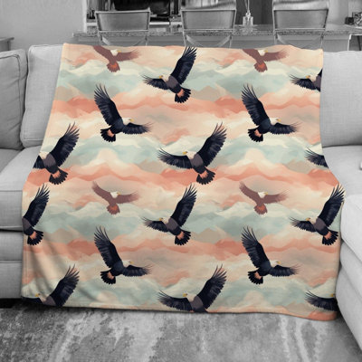 Majestic Eagle Throw Blanket