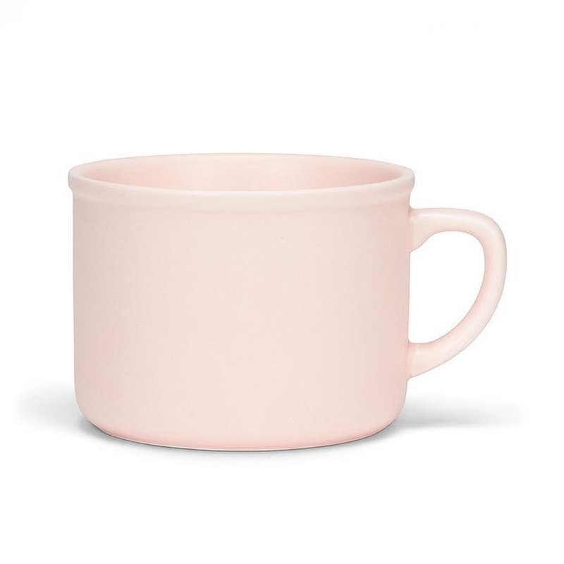 Tasse à cappuccino en grès Peavler, Rose