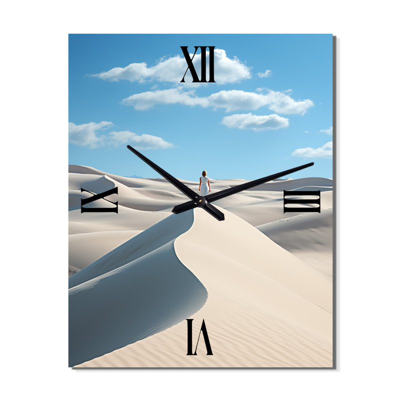 Horloge murale Dune Simplicity Landscape I - Coastal, Grand