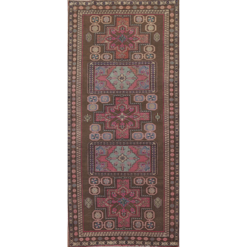 Tapis de couloir géométrique 4 x 10