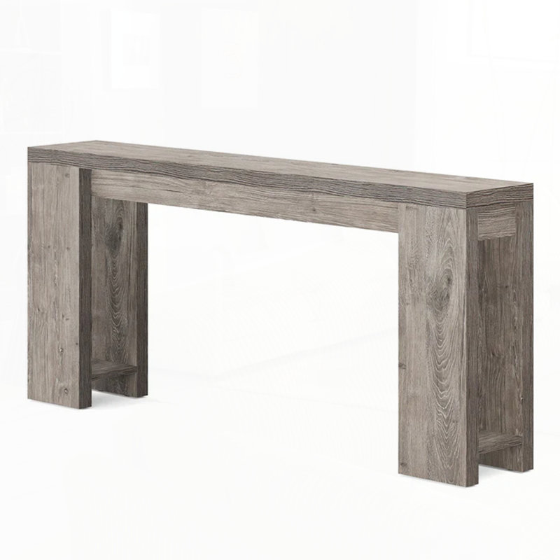 Wood Console Table, Farmhouse Sofa Table Entryway Table, Antique White