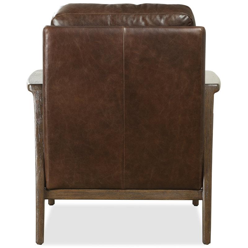 Ashland Armchair, Light Brown, Dark Brown