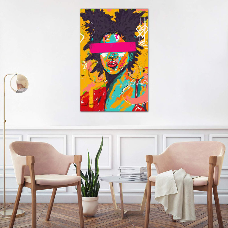 Lady Basquiat by Nuwarhol - Wrapped Canvas Print, 101.6 cm H x 66.04 cm W x 3.175 cm D