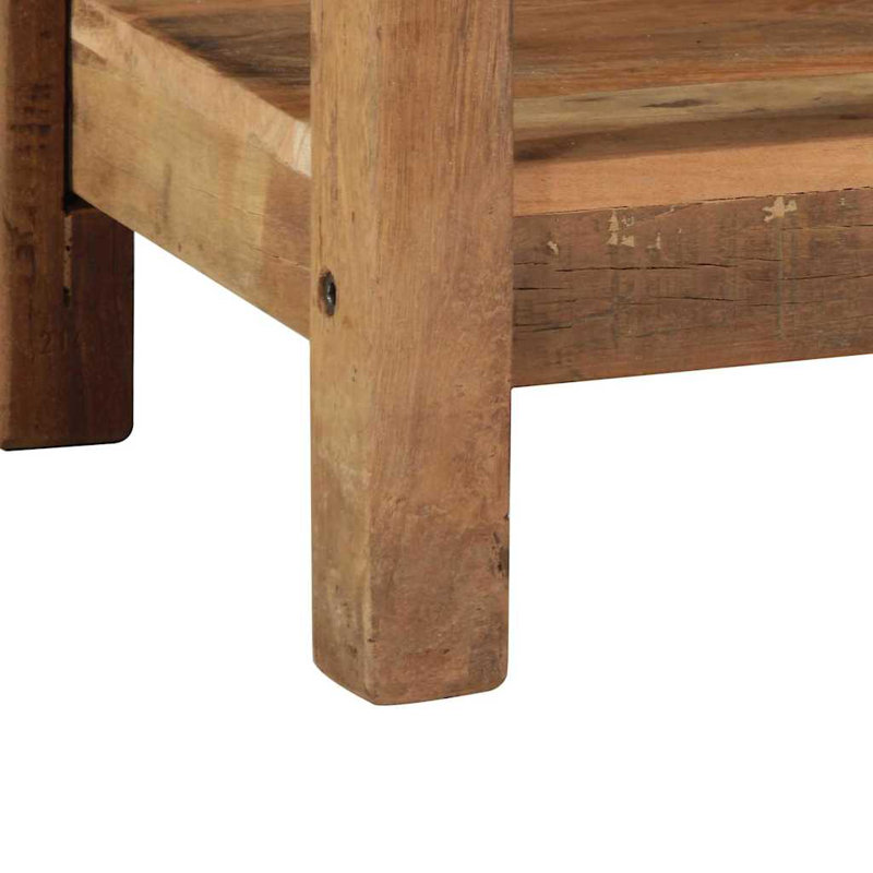 107cm Solid Wood Console Table
