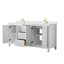 Meuble-lavabo double 72 po avec plateau en quartz Daria-100481782-100481784-100501940