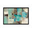 Teal And Aqua Reflections #2 by Silvia Vassileva - Print on Canvas-101339526-49967103