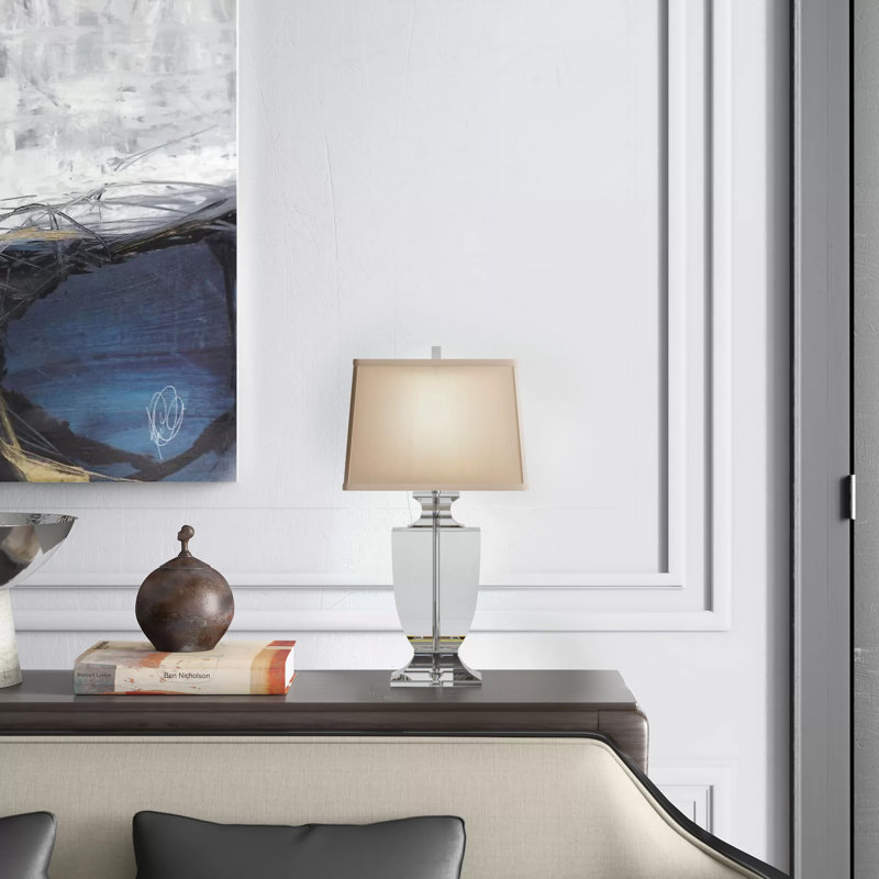 Artemis Table Lamp, 20.5" H x 10.75" W x 8.25" D, Off-white