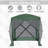 Outsunny Pop Up Camping Canopy Gazebo Screen Shelter Tent With Single Person Easy Set-Up