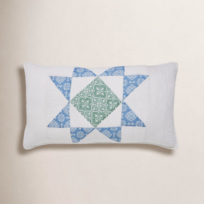 Adda Cotton Blend Patchwork Sham Set