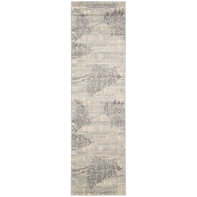Hassie Performance Abstract Indoor Rug, Runner 2'3" x 8'