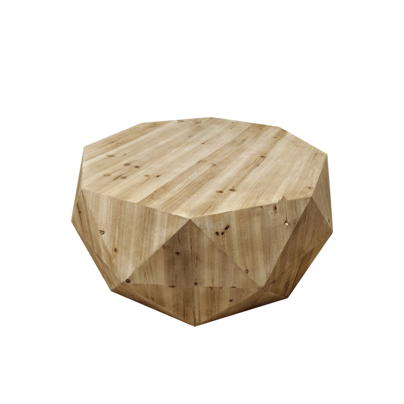 Gayana Solid Wood Top Coffee Table