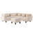 Modern Style Sectional Sofa with coffee table, with Storage Ottoman-1521821050