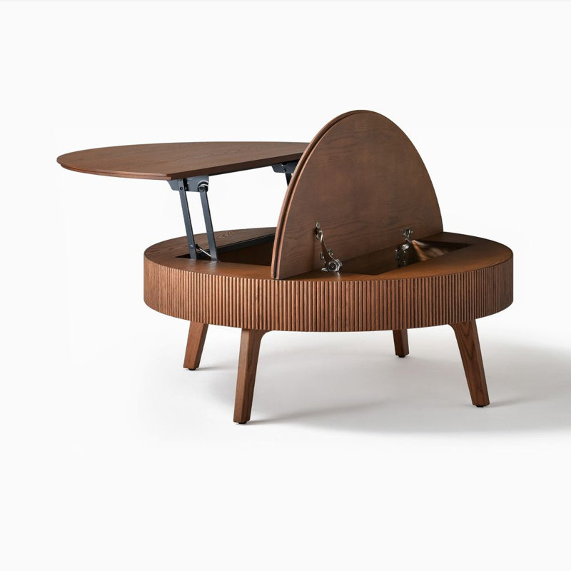 39" Lift-Top Solid Wood Coffee Table