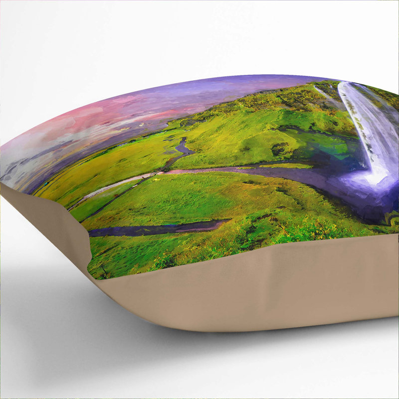 Square Cushion, 40cm H x 40cm W x 15cm D, Stone