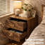 Table de chevet 2 tiroirs Mid-Century-382744886
