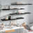Wall Shelf  Wall Mounted Display Shelf for Photo Frame Set of 4-2119483723-2135169293