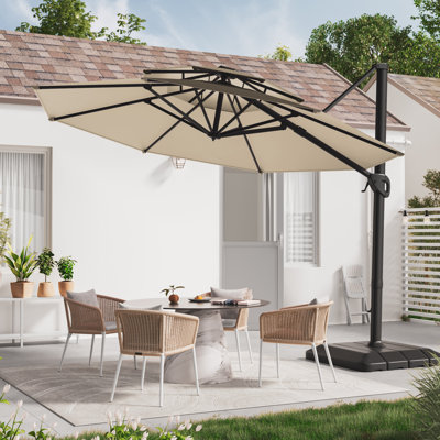Parasol suspendu octogonal 11 pi