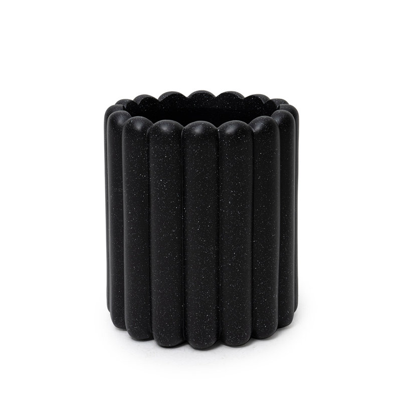 Jardinière Robinet de 16 pouces de hauteur, Noir