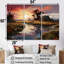 «Relaxing Farm Charm Sunset» - ensemble d'art mural de ferme-107753746-107753754