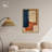 Blue And Cream II Canvas Midcentury Abstract Wall Art by Art Remedy-104321602-111664730