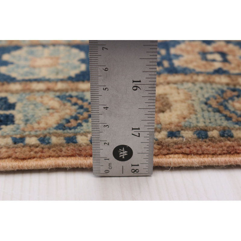 Aaleeyah One-of-a-Kind Rectangle 9'9" X 13'2" New Age Wool Area Rug Copper