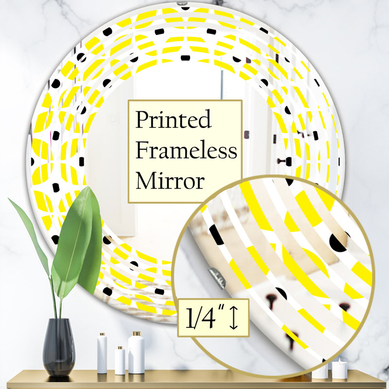 Miroir mural Wave, 31,5 po x 31,5 po