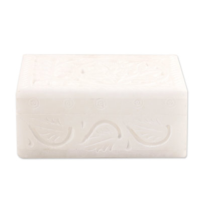 Alabaster Jewelry Box