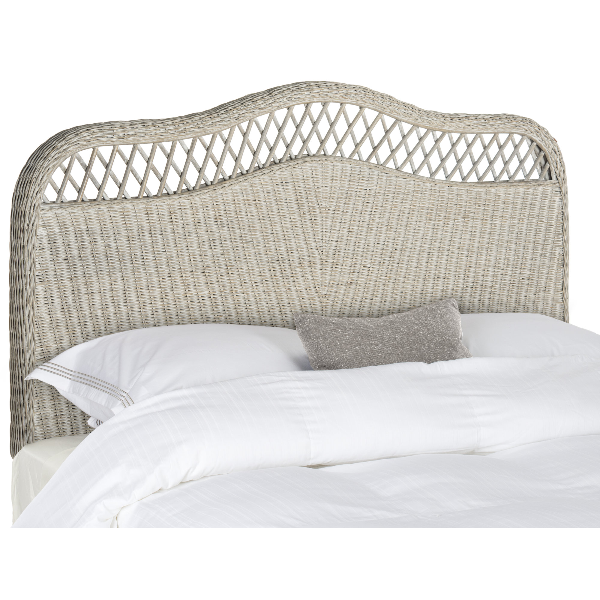 Almus Headboard, Antique Gray, Queen