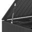 Ebern Designs 145cm W Water Resistant Wicker Deck Box in Black