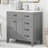 36.02" Bathroom Vanity with Sink