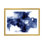 «Derive in indigo I» par Daniela Hudson - reproduction d'art