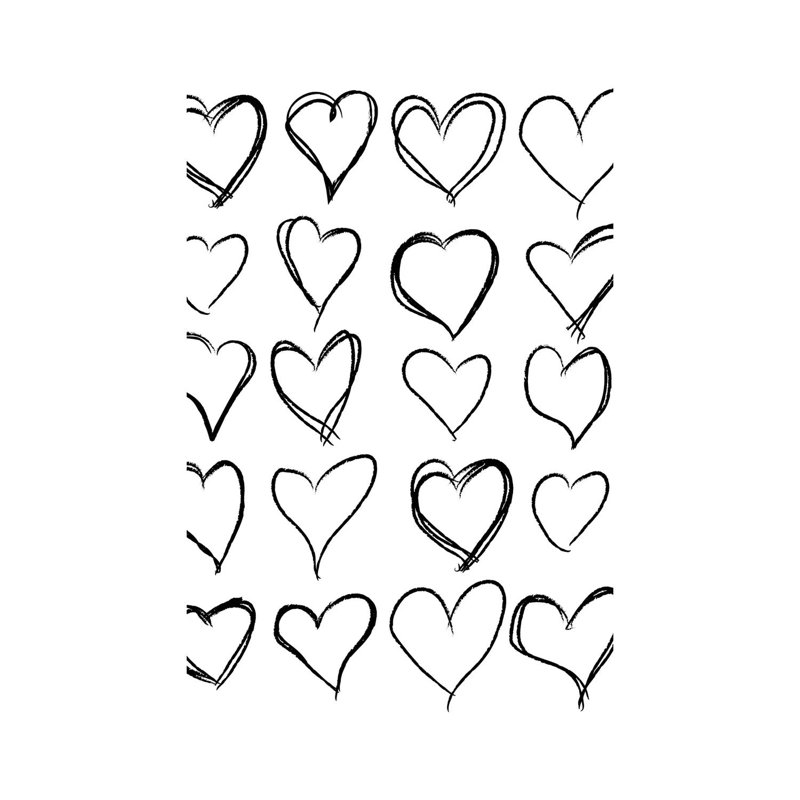 Hearts by Honeymoon Hotel - Wrapped Canvas Print, 66.04 cm H x 45.72 cm W x 1.91 cm D