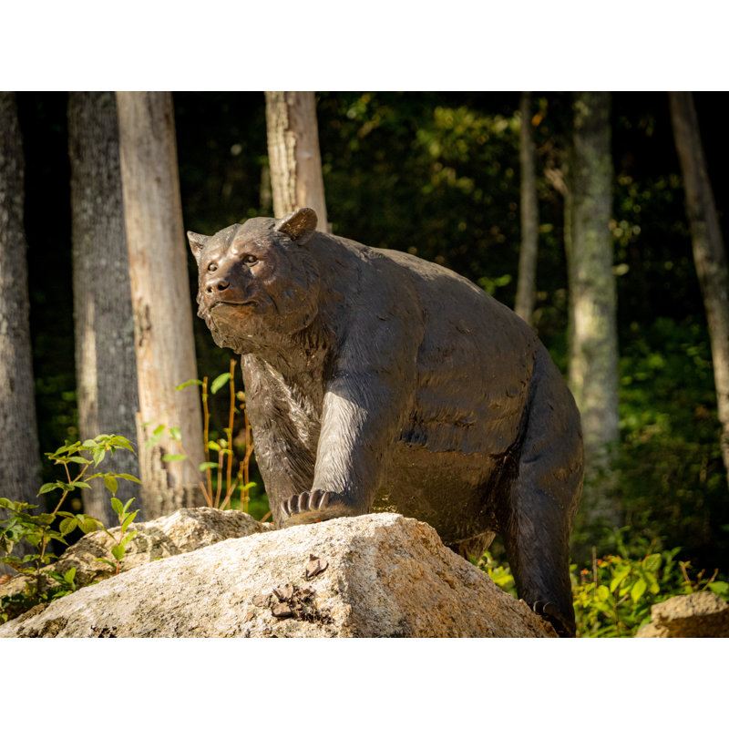 Benafield Bear Weather Resistant Metal Garden Statue