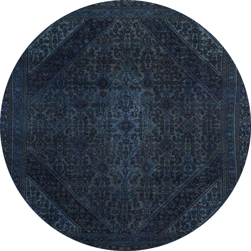 Abstract Indoor Rug, Round 3'