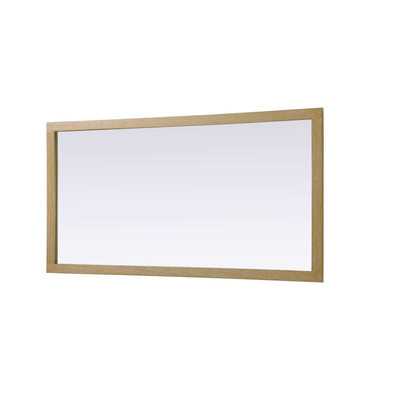 Miroir Noah, 36 po x 72 po, Rectangulaire, Lin chêne