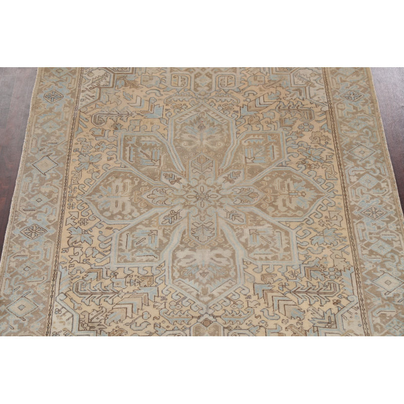 Tapis géométrique rétro 7 x 11