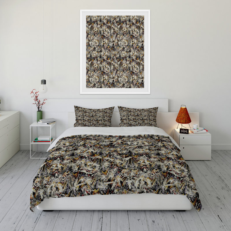 Polyester Bedding, King Comforter + 2 King Pillowcases
