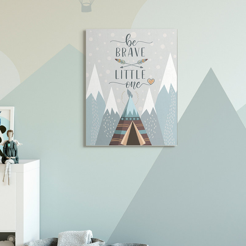 Tipi Brave Little One, H 40 po x l 30 po x 1,5 po, Toile tendue