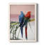 Palm Parrots - Peinture sur toile encadrée-109329974-109329983