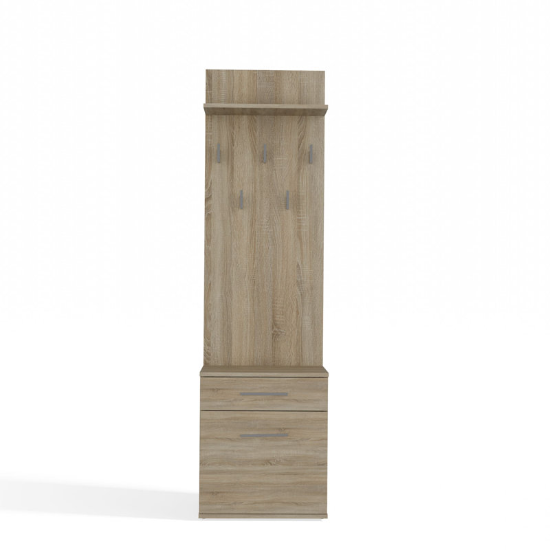 0 Door Laminate Wardrobe, Sonoma
