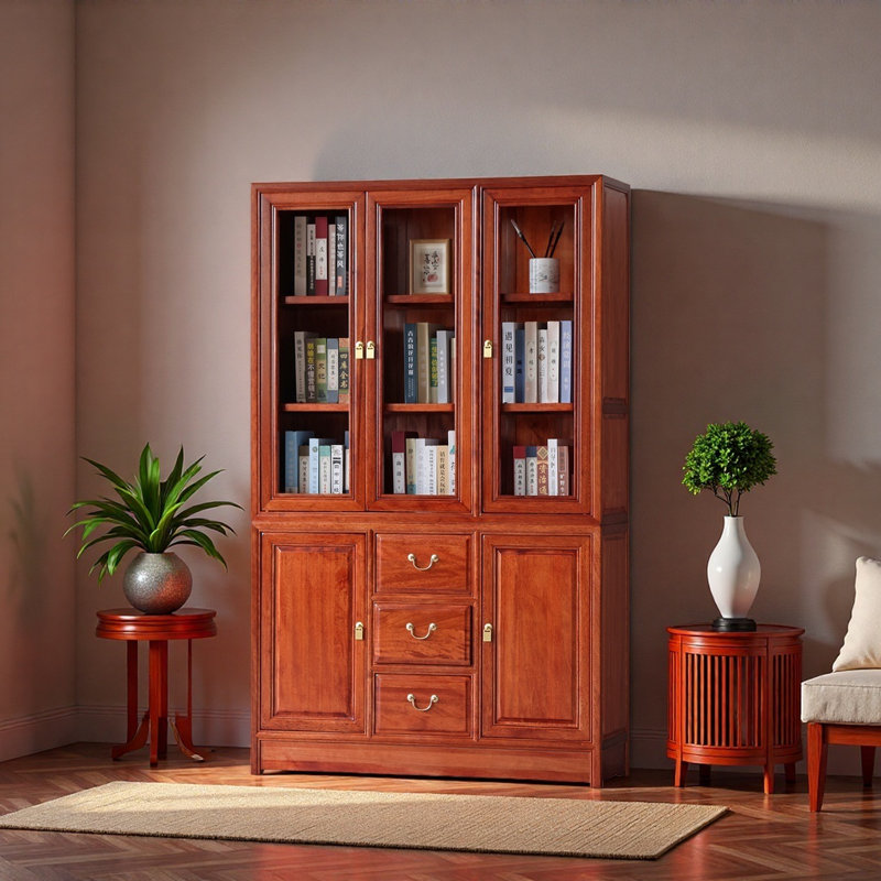 Millicent 76.8'' H x 47.2'' W  Solid Wood Standard Bookcase, (2 Shelves) 76.8"H x 47.2"W x 14.9"D
